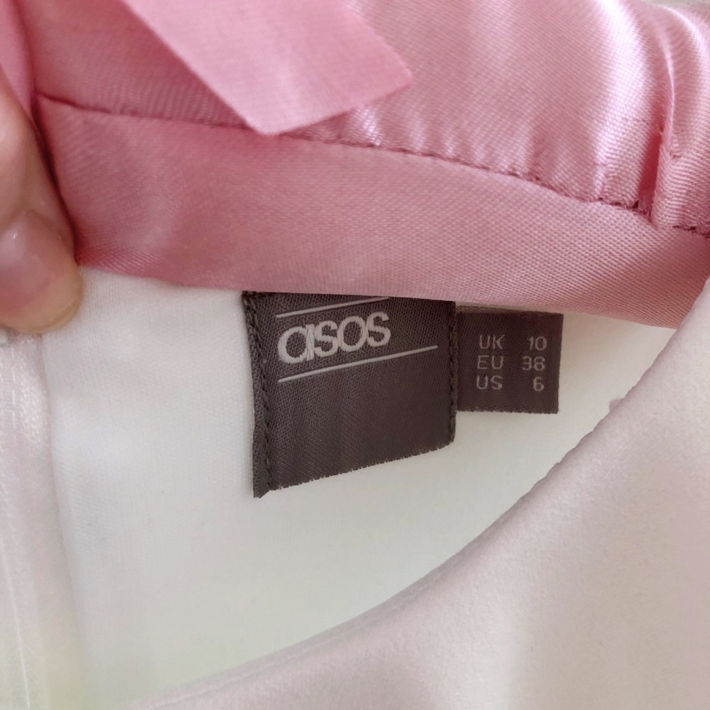 ASOS WHITE MIDI DRESS - Picture 4 of 4